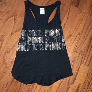 PINK razor back tank